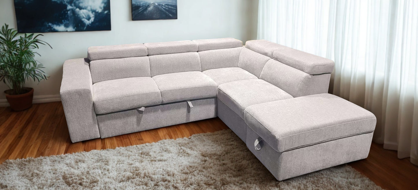 Fusion Multifunctional Pull-Out Sofa Bed with Storage
