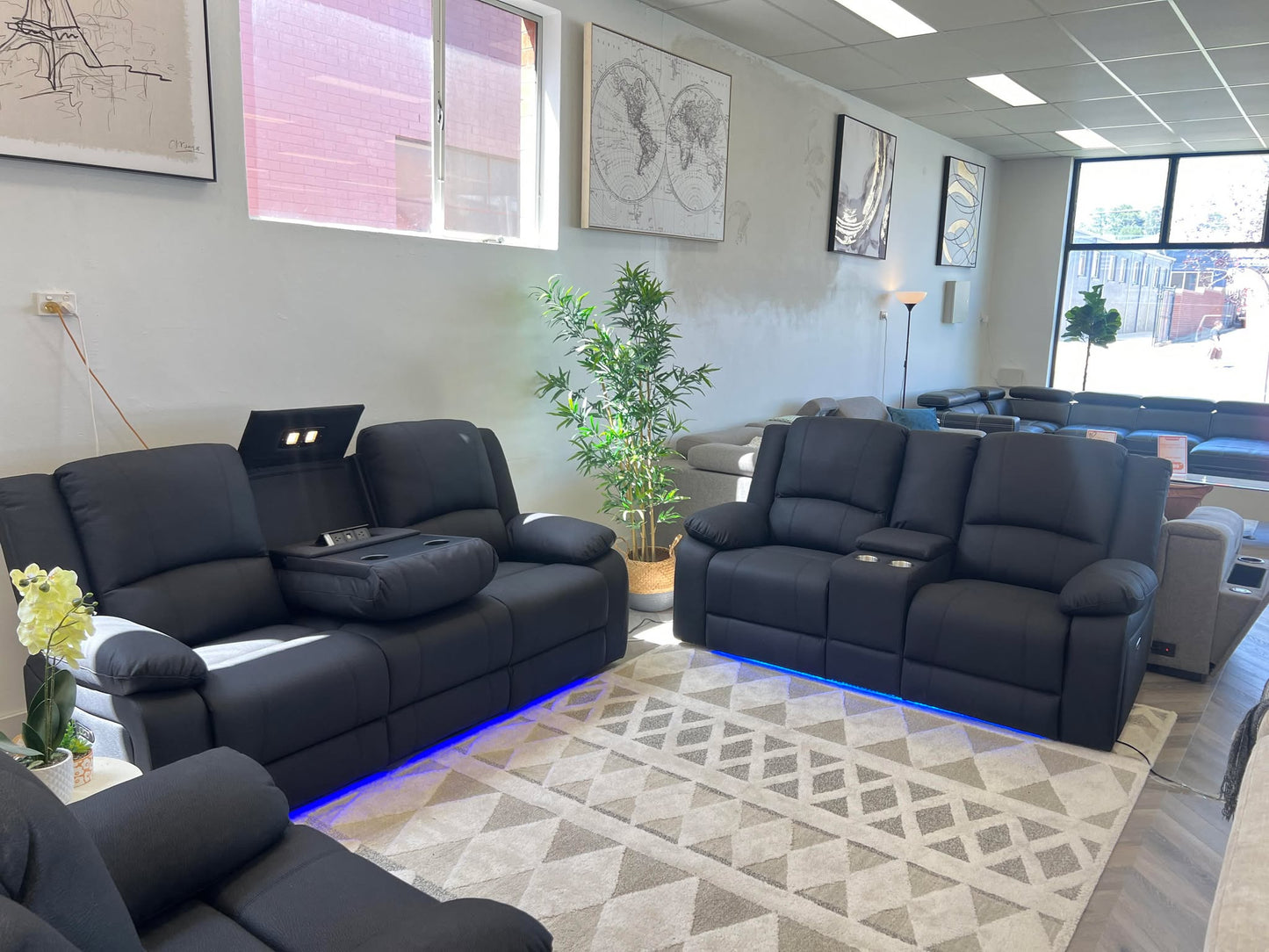 Kathmandu Electric Recliner Sofa Set