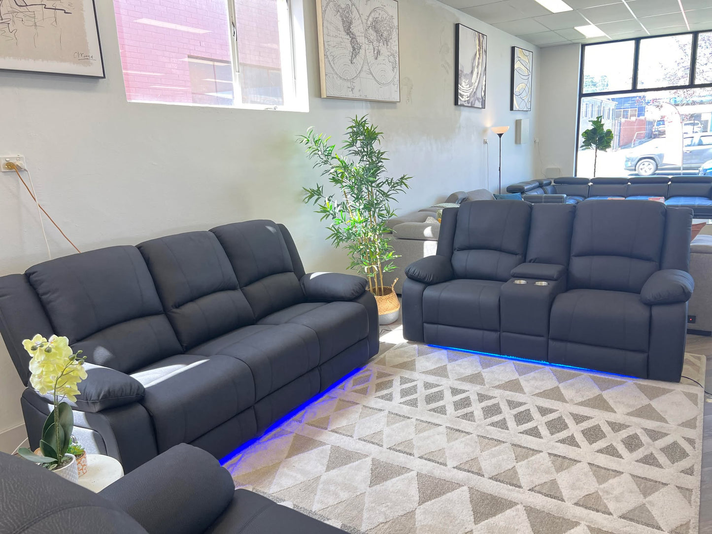 Kathmandu Electric Recliner Sofa Set