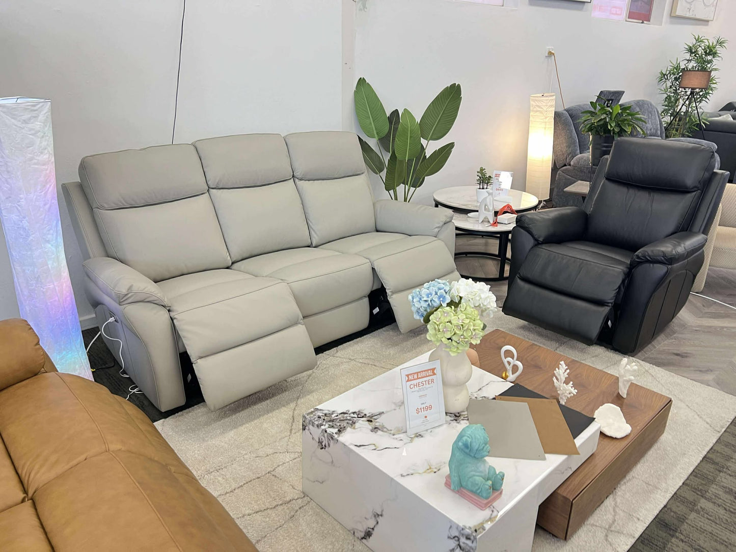 MALTA LEATHER ELECTRIC RECLINER