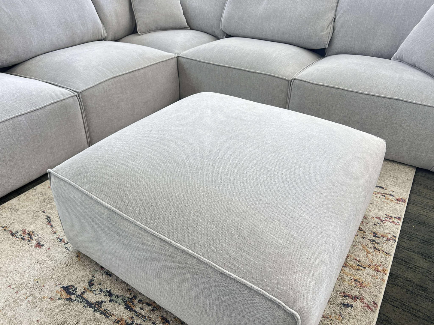 CLOUD FIVE SEATER MODULAR SOFA WITH OTTOMAN