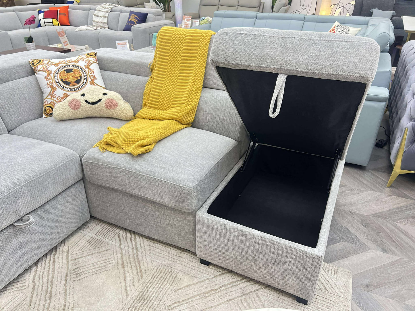 Fusion Multifunctional Pull-Out Sofa Bed with Storage