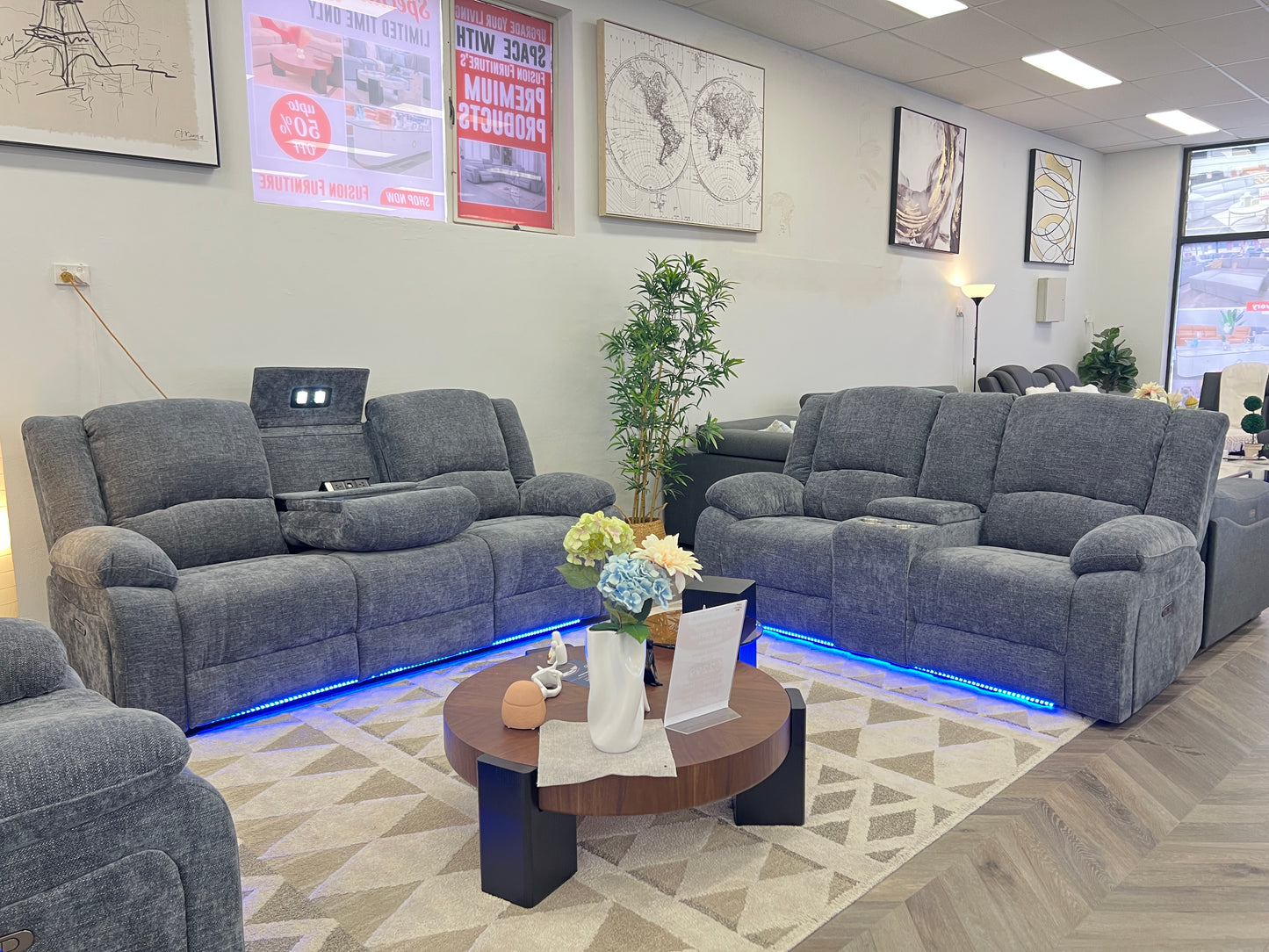 Kathmandu Electric Recliner Sofa Set