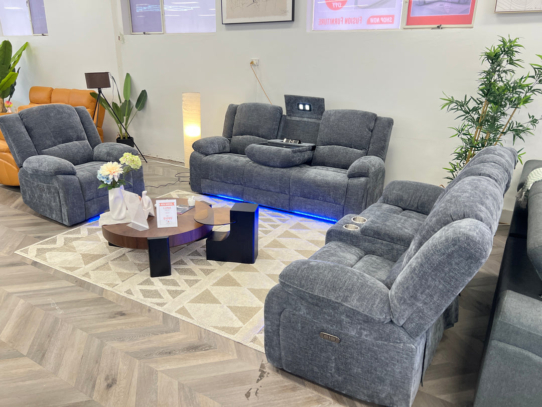 Kathmandu Electric Recliner Sofa Set