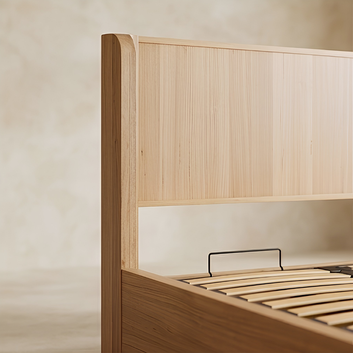 MARRAKESH Solid Messmate Wooden Bed W/ Gas lift Storage