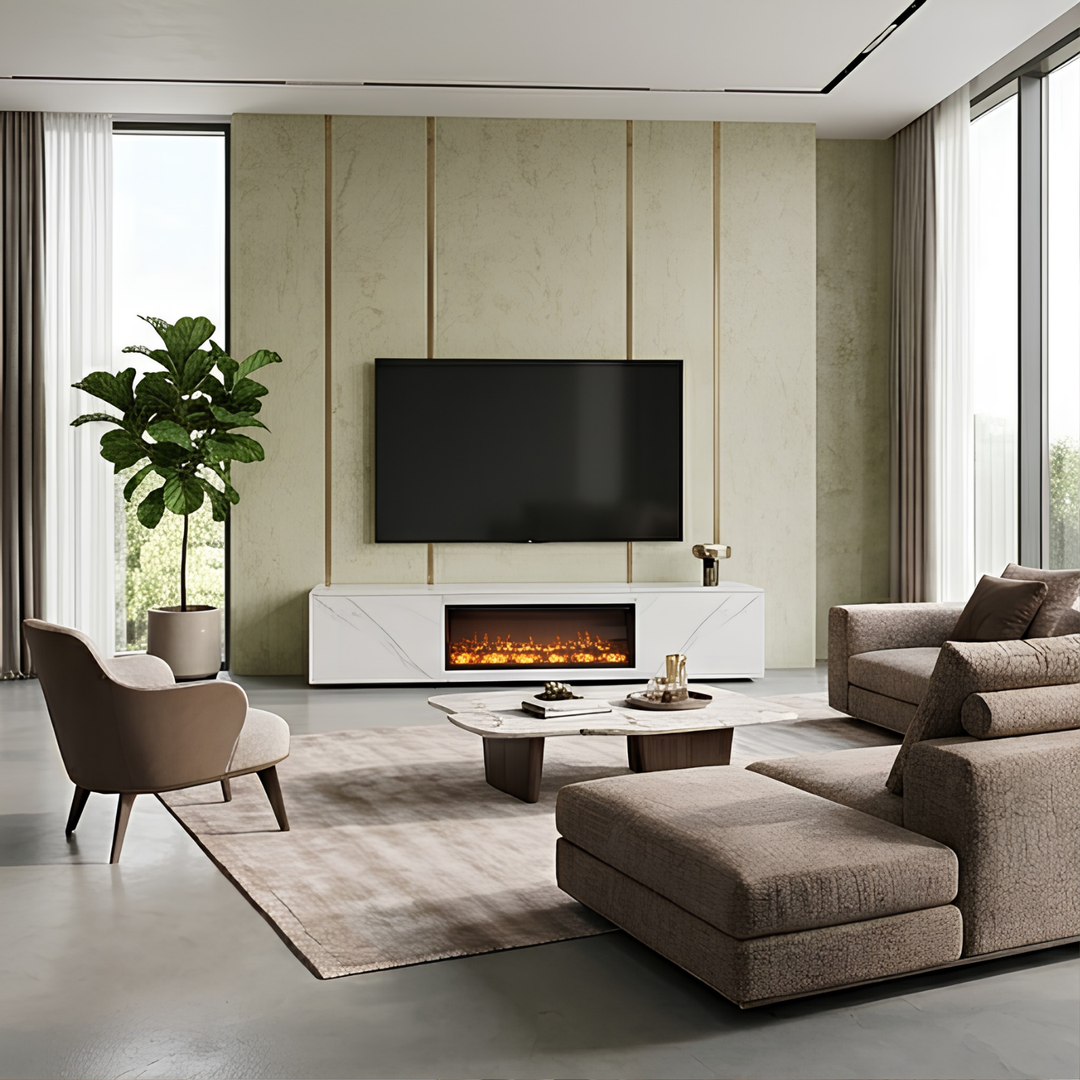 WHITE STONE TV UNIT