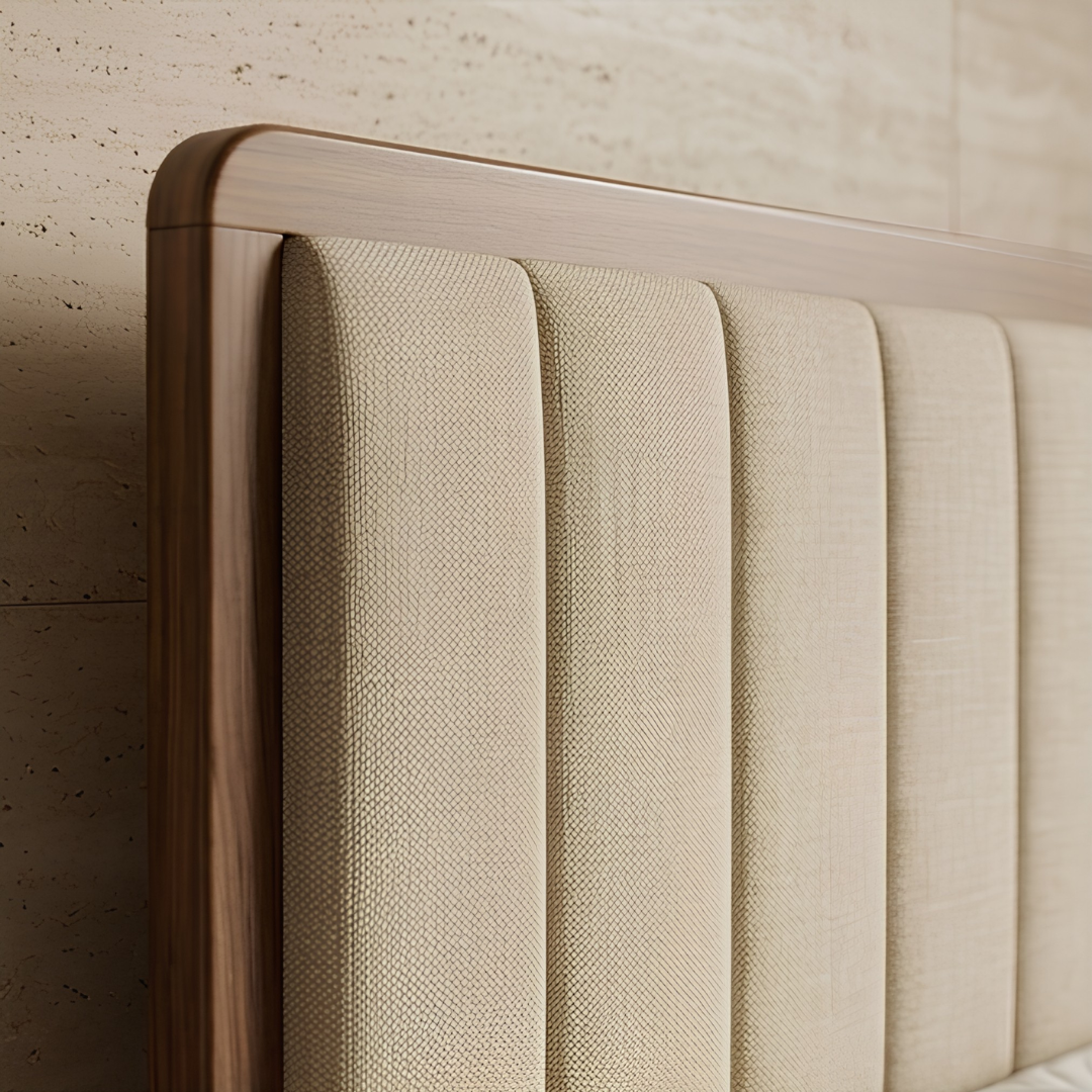 BARCELONA Wooden Bed W/ Storage