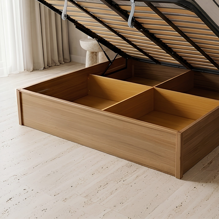 HAVANA Solid Messmate Wooden Bed W/ Storage