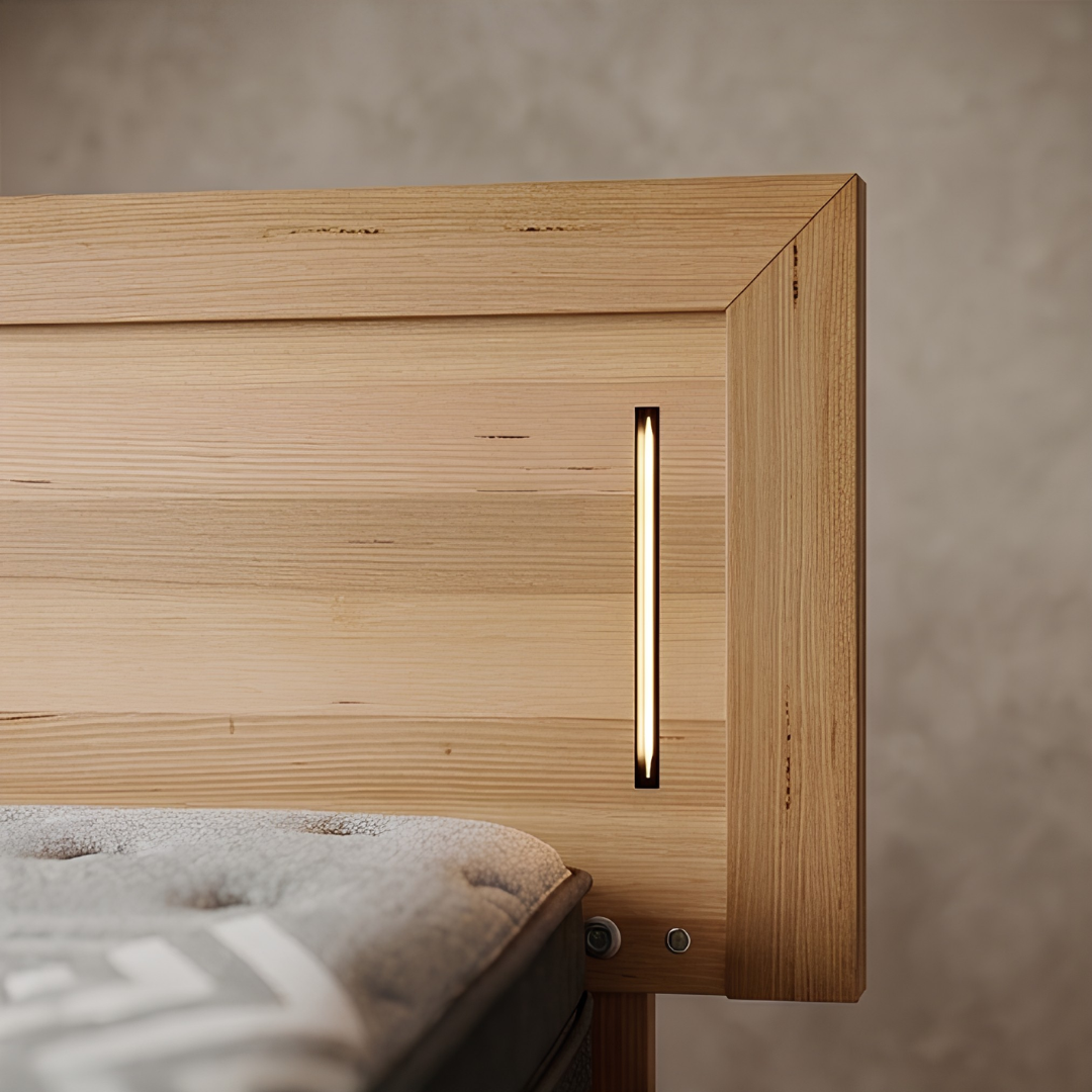 MORGAN Solid Messmate Wooden Bed W/ Drawers