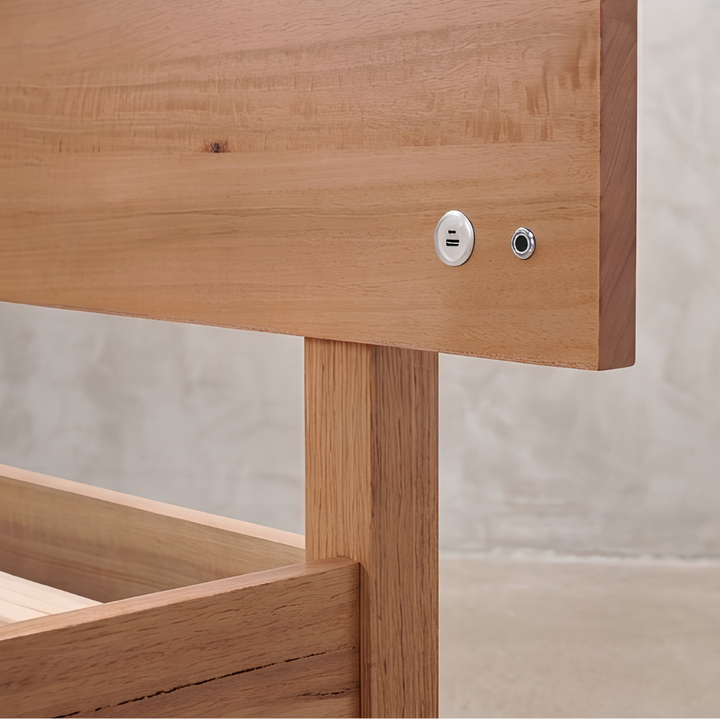 AURELIA Wooden Bed