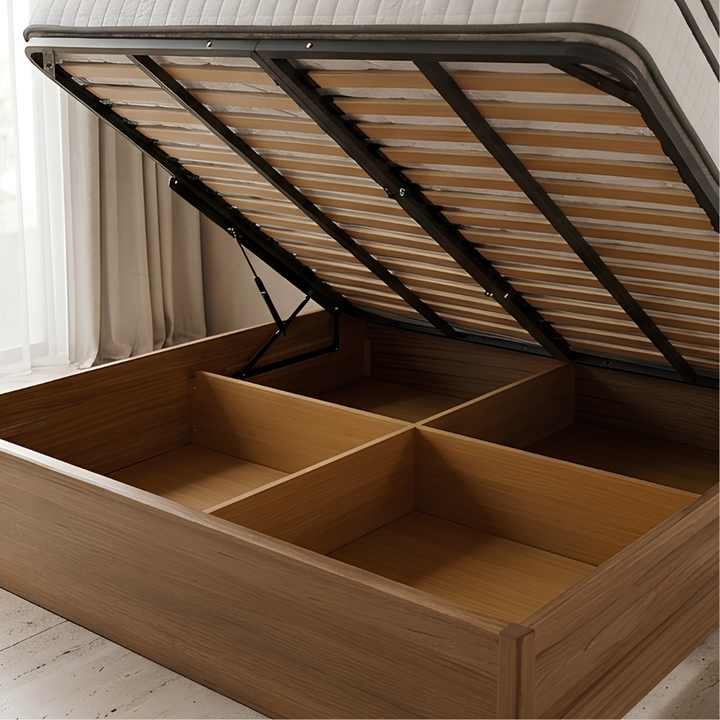 HAVANA Solid Messmate Wooden Bed W/ Storage