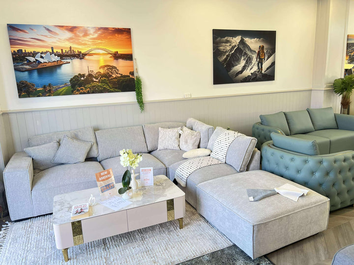 Kelly Deep Seat Sofa With Ottoman