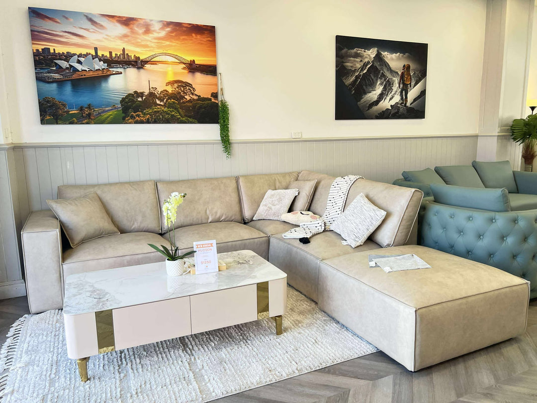 Kelly Deep Seat Sofa With Ottoman