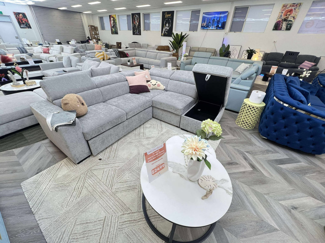 Fusion Multifunctional Pull-Out Sofa Bed with Storage