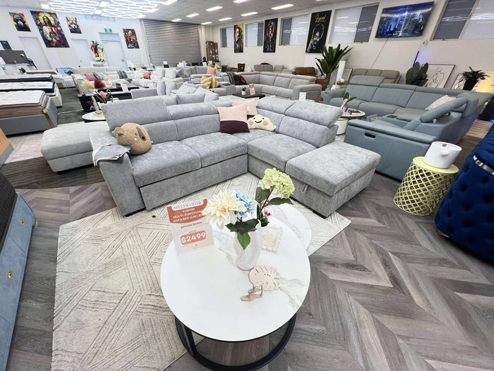 Fusion Multifunctional Pull-Out Sofa Bed with Storage