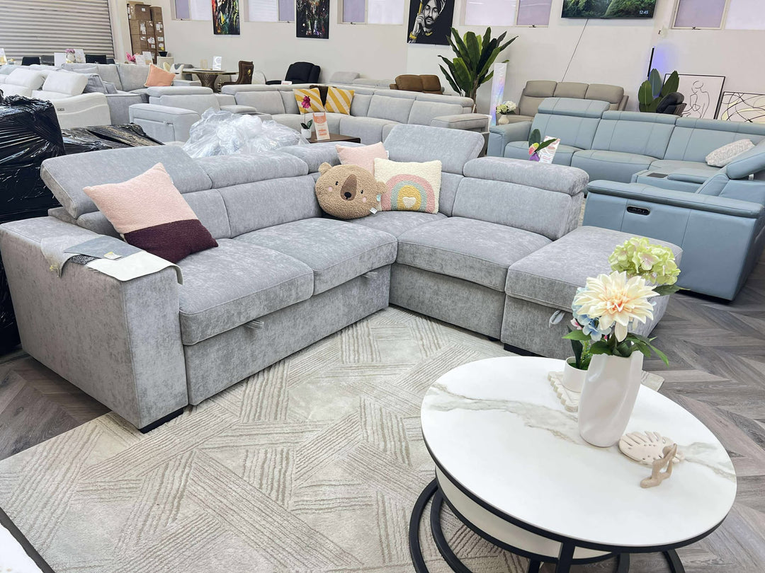 Fusion Multifunctional Pull-Out Sofa Bed with Storage