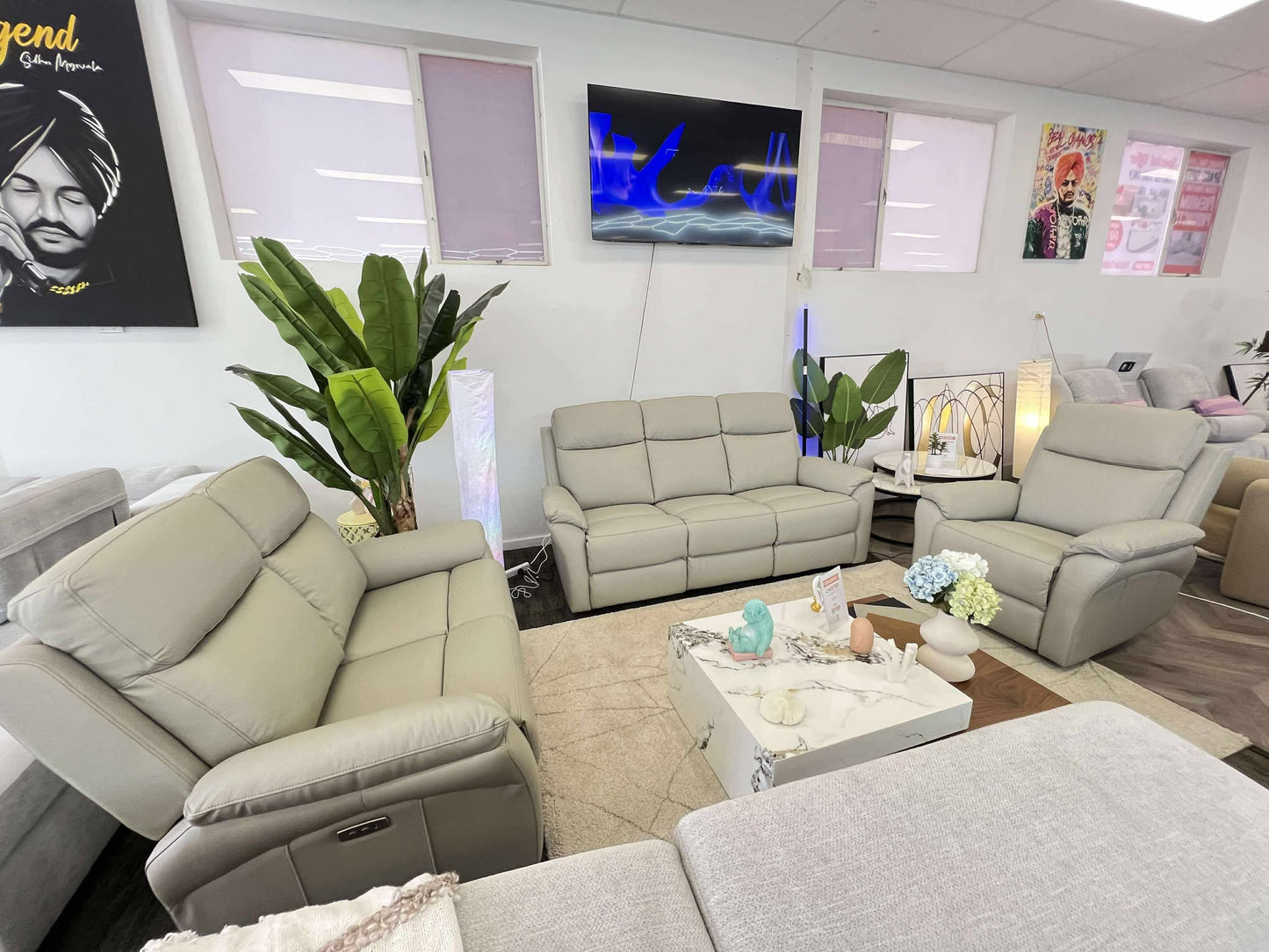 MALTA LEATHER ELECTRIC RECLINER