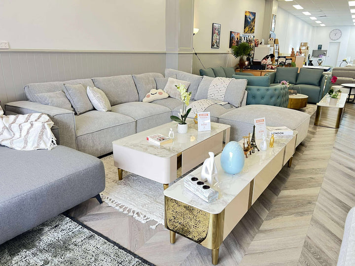 Kelly Deep Seat Sofa With Ottoman