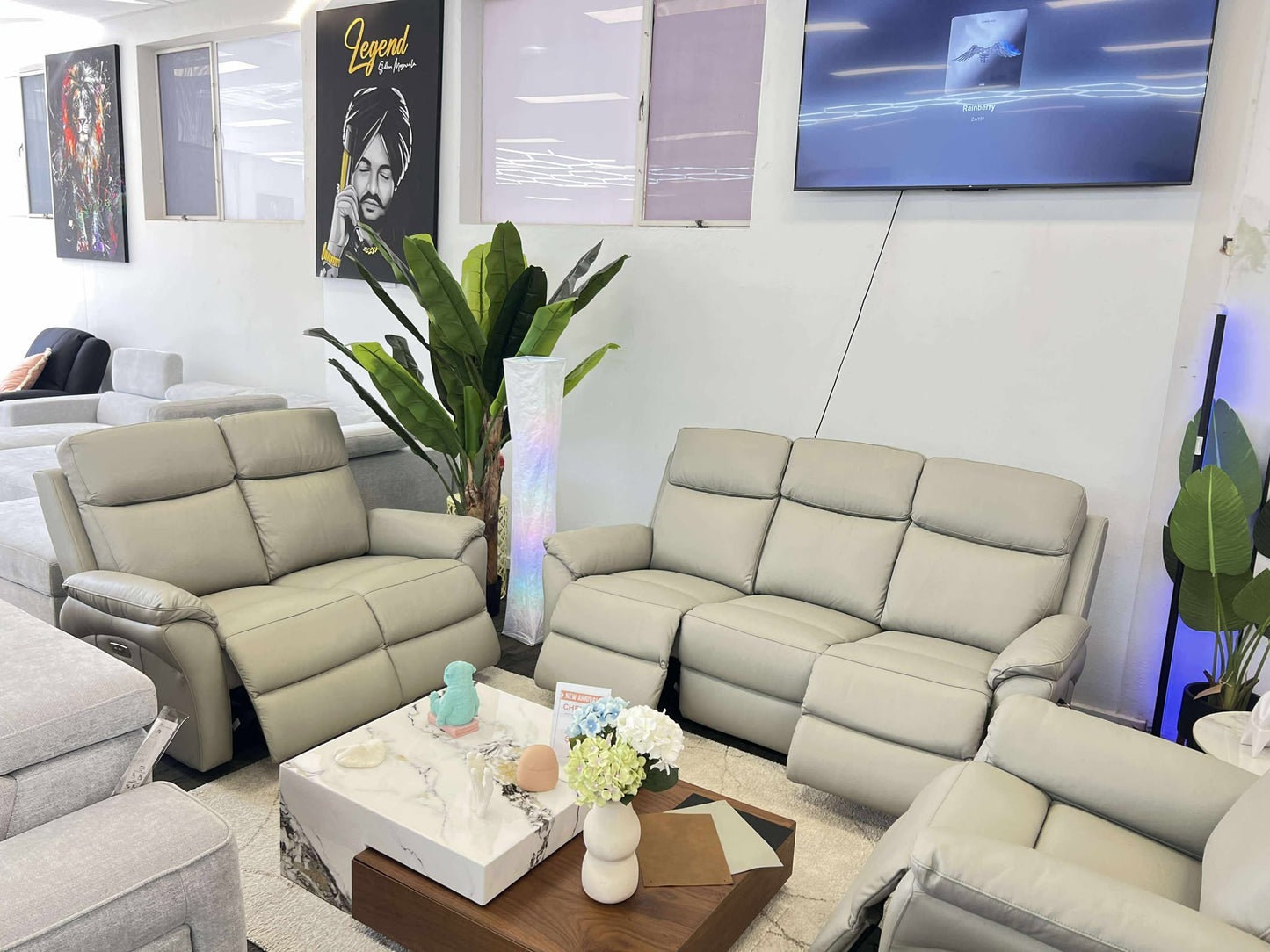 MALTA LEATHER ELECTRIC RECLINER
