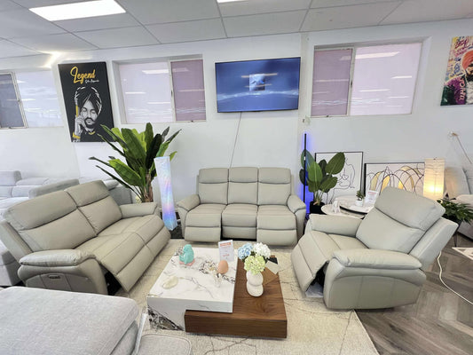 (LIMITED TIME SALE) MALTA LEATHER ELECTRIC RECLINER