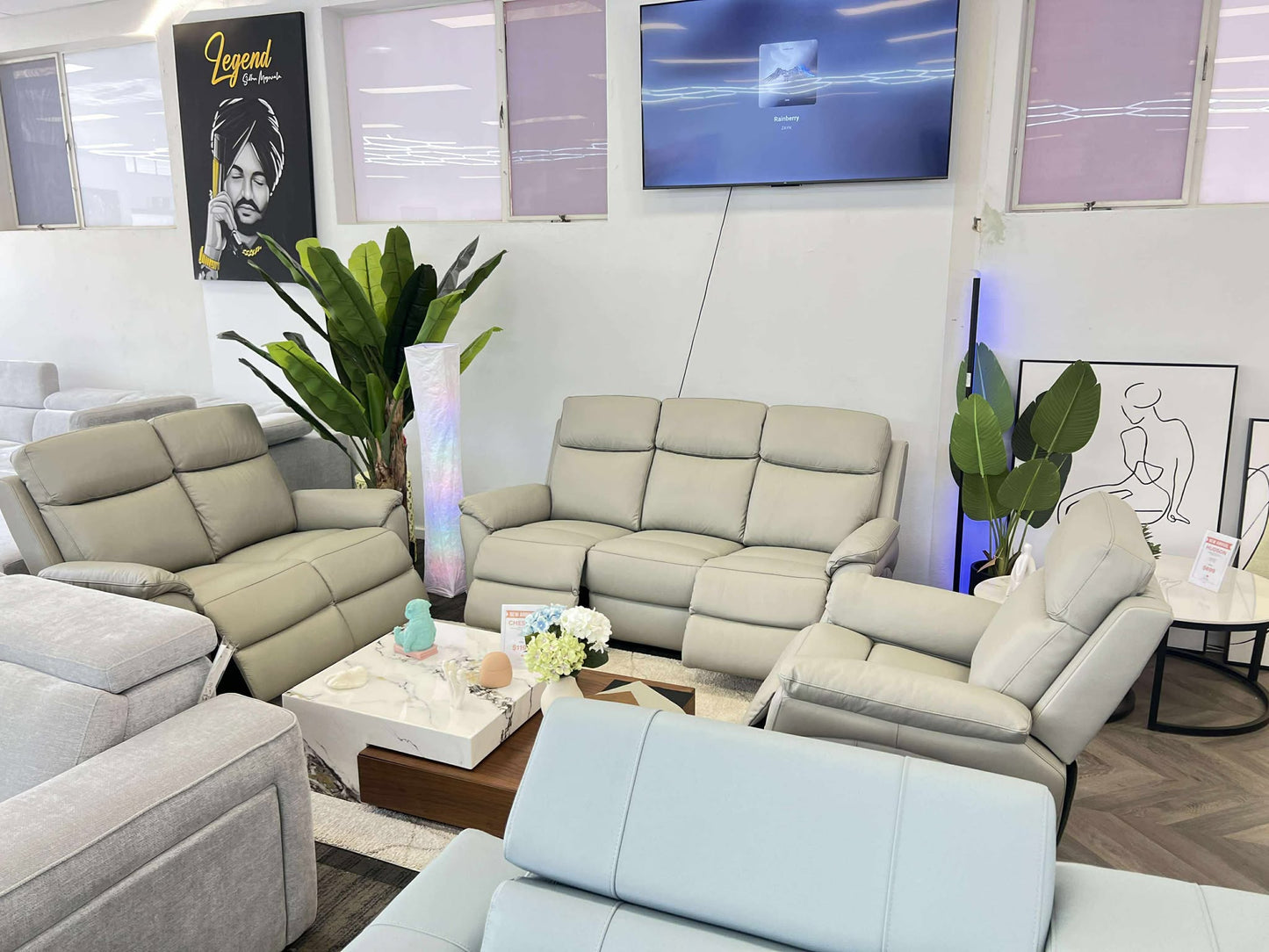 MALTA LEATHER ELECTRIC RECLINER