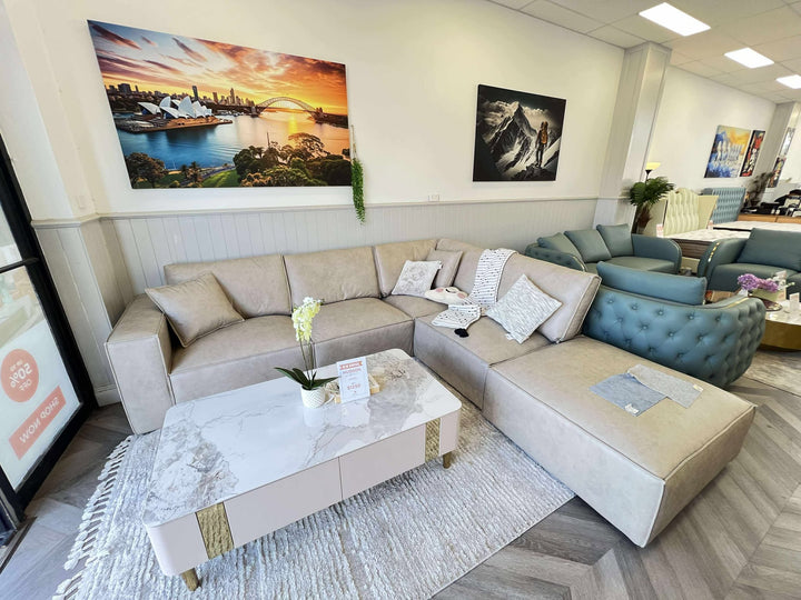 Kelly Deep Seat Sofa With Ottoman