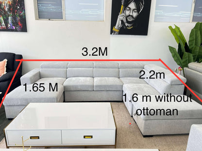 The Haven Luxe Sofa bed with storage Ottoman