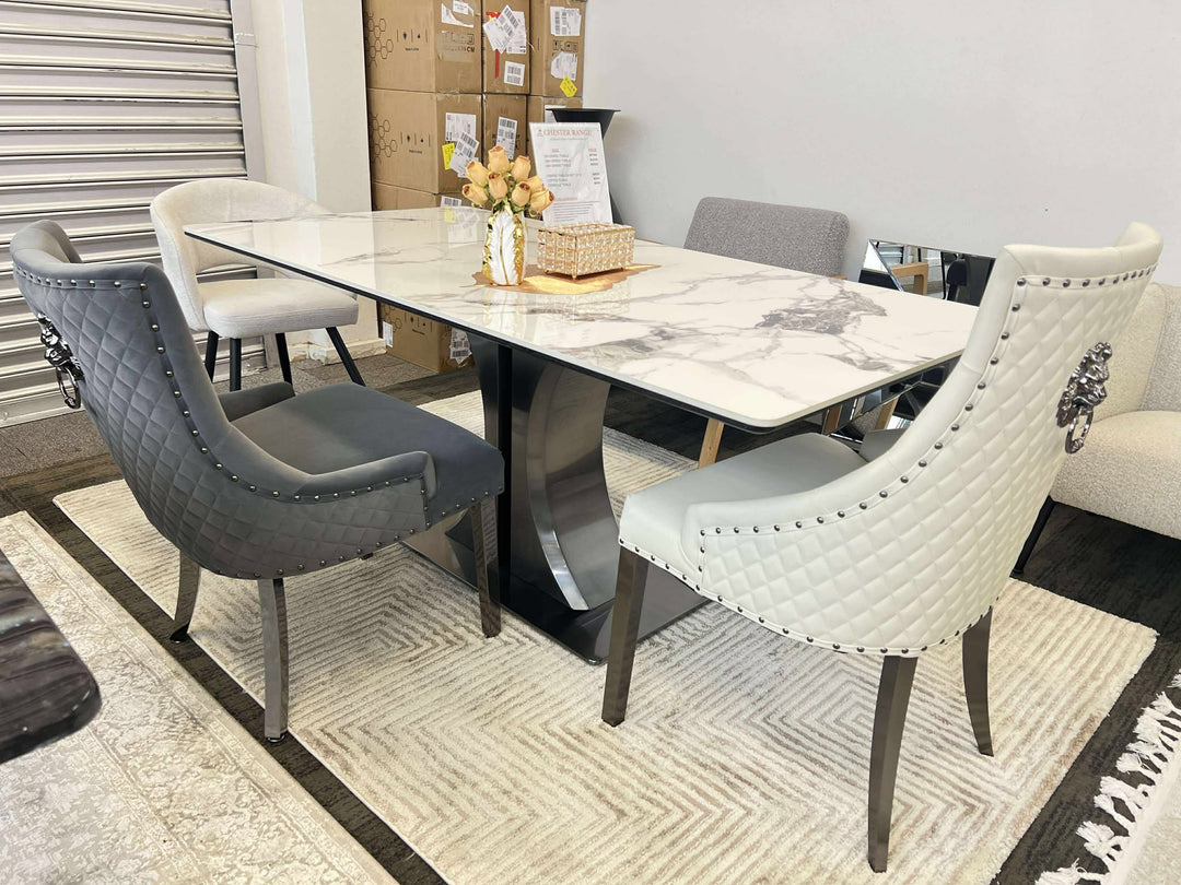 CHESTER Sintered Stone Top Dining Table