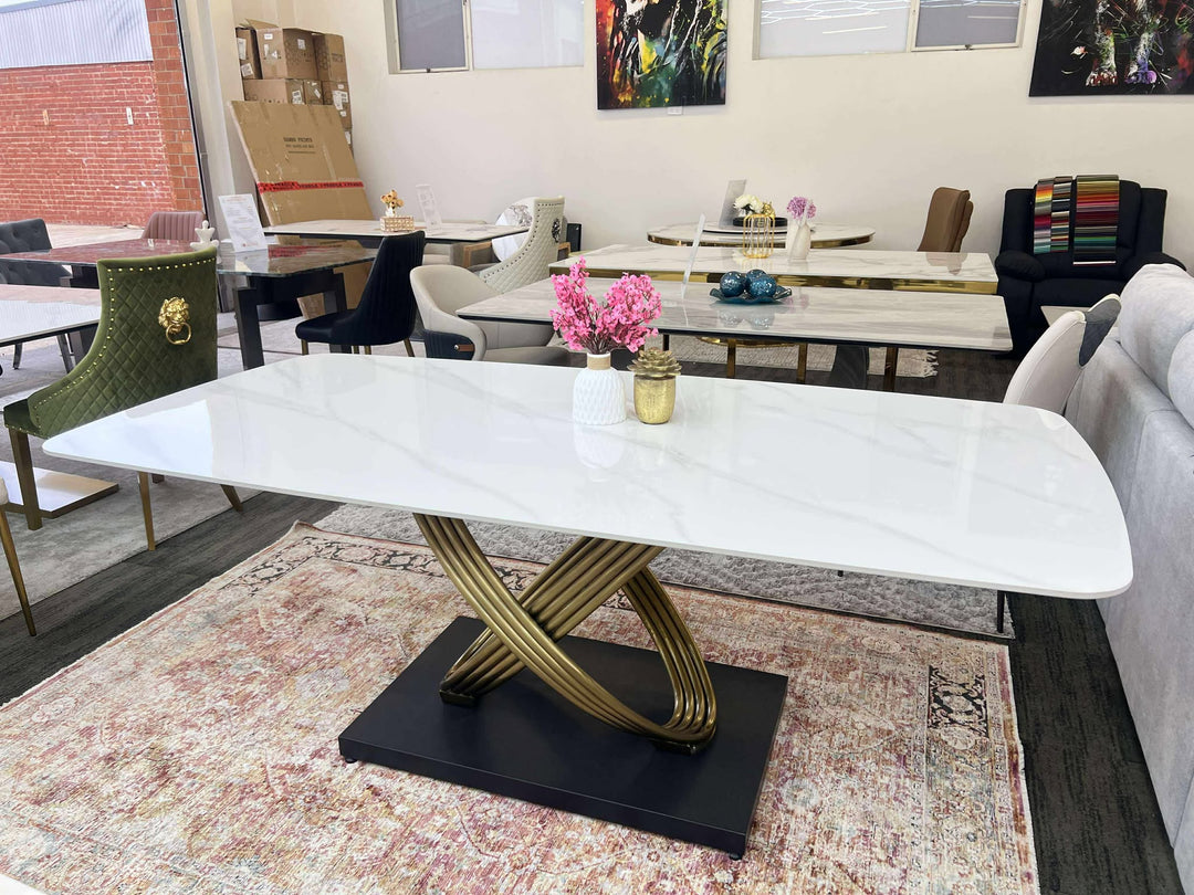PEARL Sintered Stone Top Dining Table