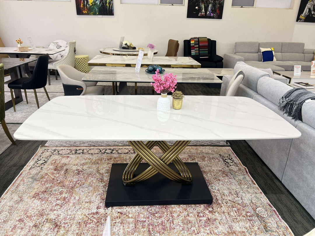 PEARL Sintered Stone Top Dining Table