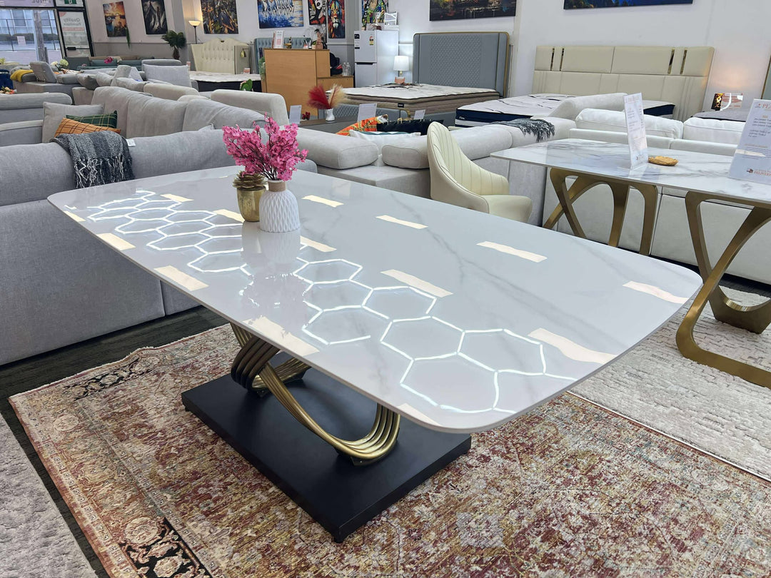 PEARL Sintered Stone Top Dining Table