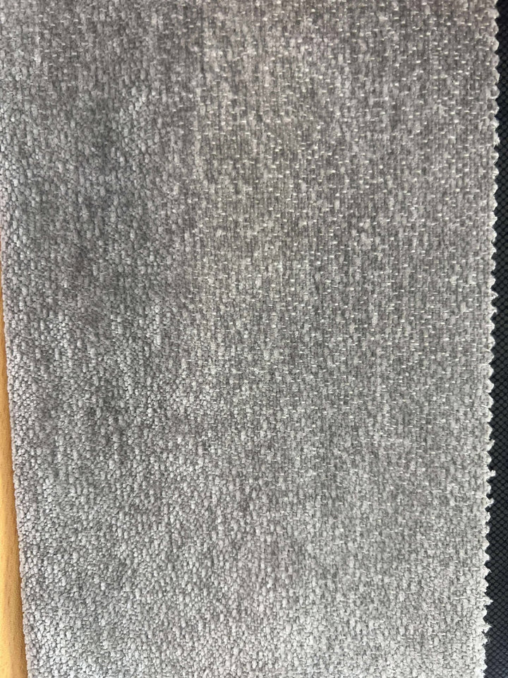 Textured gray fabric swatch