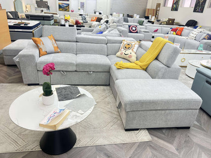 Fusion Multifunctional Pull-Out Sofa Bed with Storage