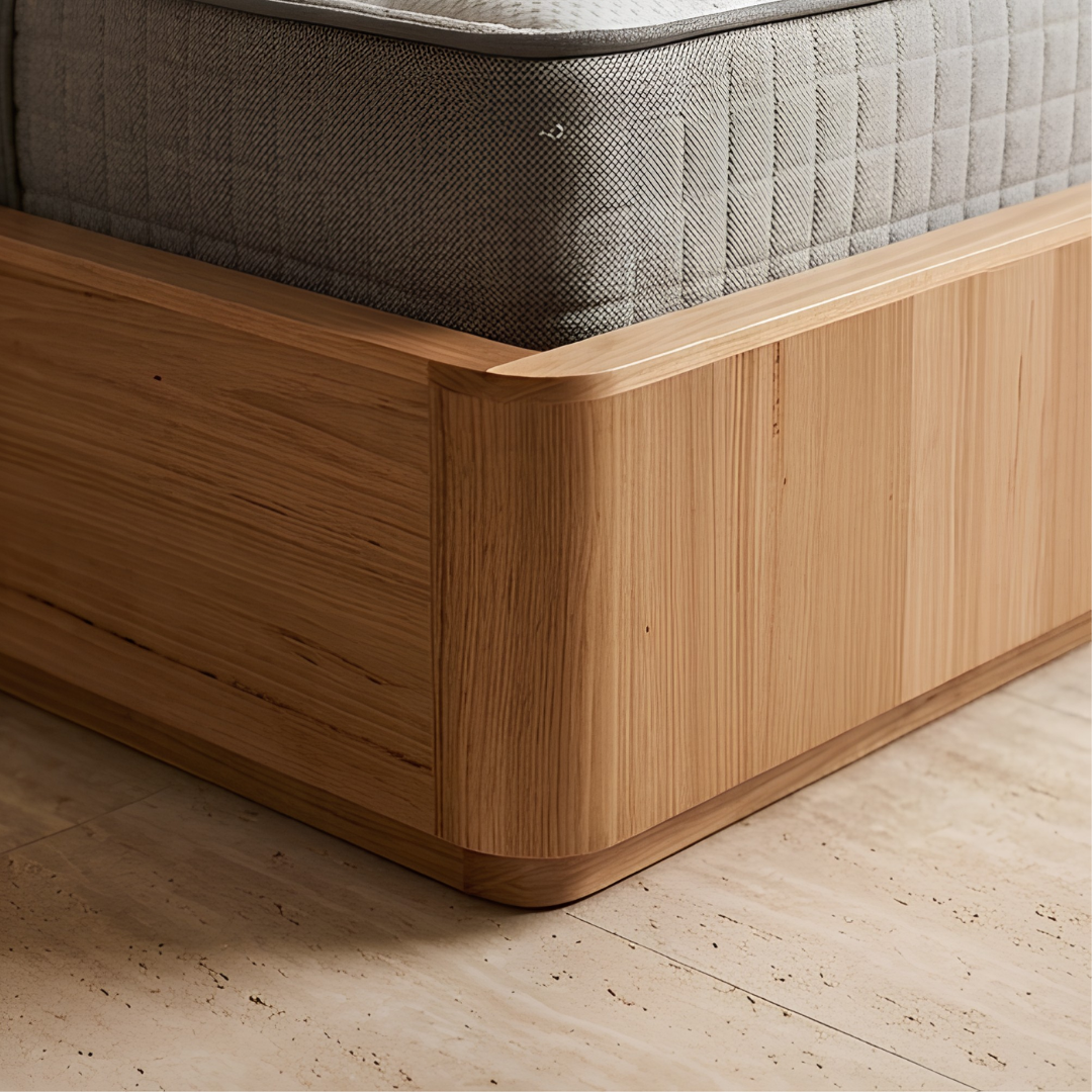 MARRAKESH Solid Messmate Wooden Bed W/ Gas lift Storage