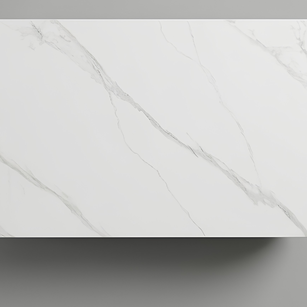 WHITE STONE COFFEE TABLE