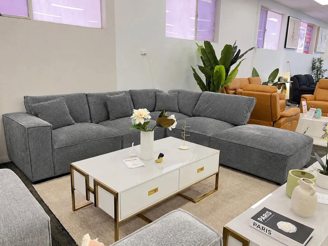 Kelly Deep Seat Sofa With Ottoman
