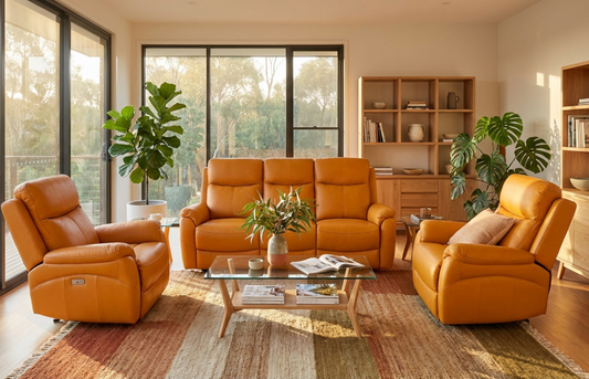 Barcelona 3 +1 +1 Seater  Electric Recliner Lounge