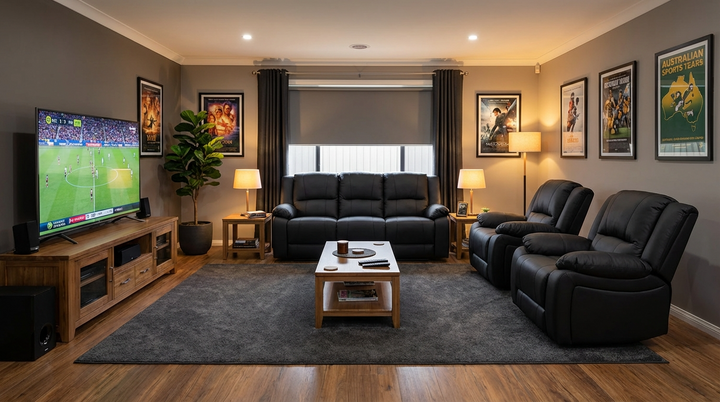 CAPTAIN 3 Seater WITH TWO SINGLE Manual RECLINERS SUITE-JET