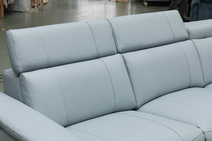 CENTRO THICK GENUINE LEATHER MODULAR ELECTRIC RECLINER