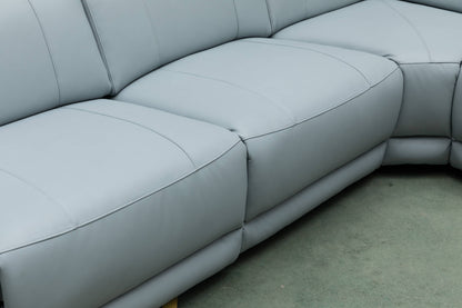 CENTRO THICK GENUINE LEATHER MODULAR ELECTRIC RECLINER