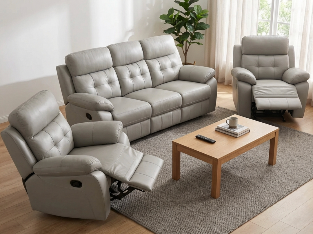 COSMIC 3S W/2RECLINERS &2XSGLE RECLINER SET