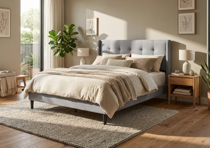 Delilah_Light_Grey_Upholstered_Bed