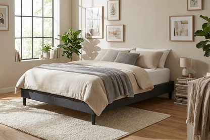 Double_Bed_Base_with_Roller_Slats_Mid-Grey_Upholstery