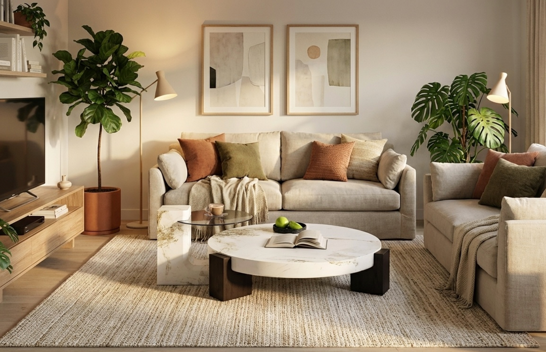 MIRANA Marble Coffee Table