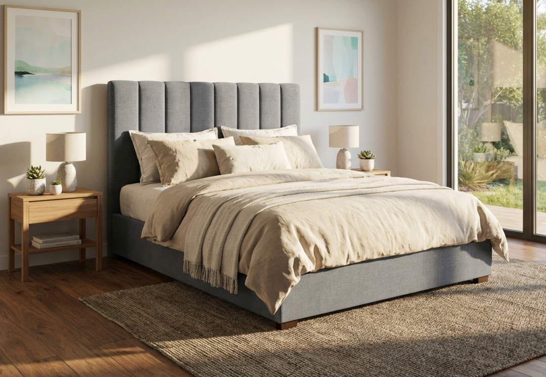 Homer Gas Lift Bed with Platform Storage Box