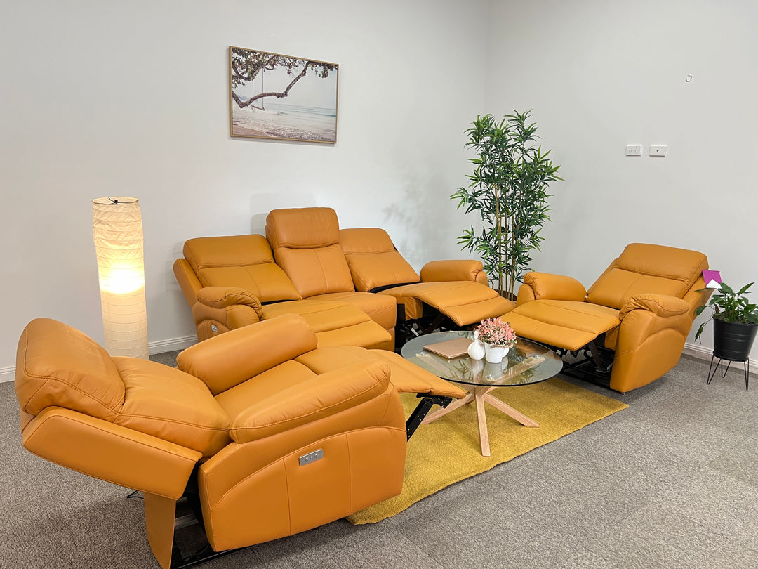 Barcelona 3 +1 +1 Seater  Electric Recliner Lounge