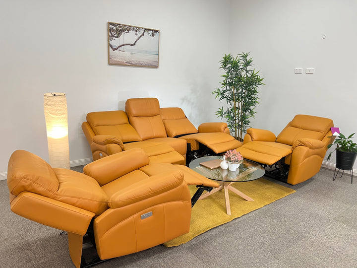 Barcelona 3 +1 +1 Seater  Electric Recliner Lounge