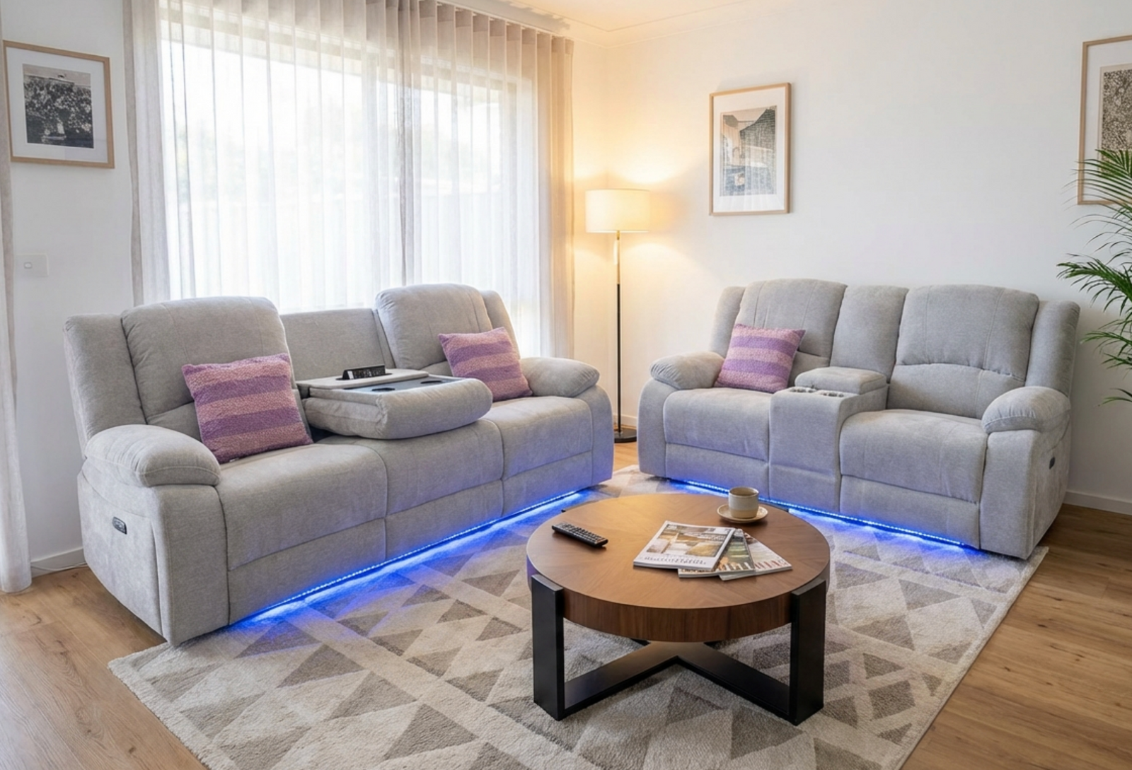 Kathmandu Electric Recliner Sofa Set