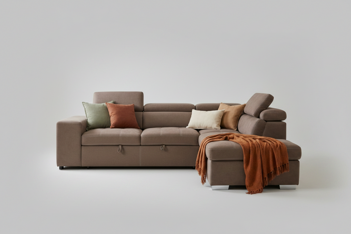 POSITANO 2STR SOFABED 2X OTT W/ RHF