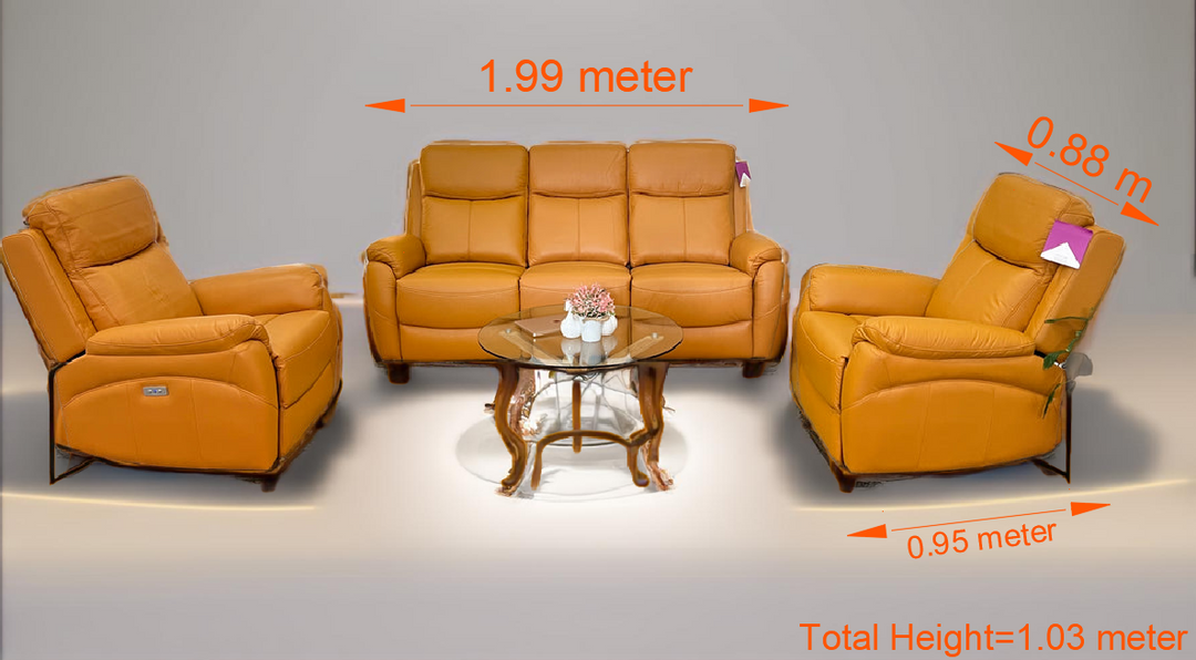 Barcelona 3 +1 +1 Seater  Electric Recliner Lounge